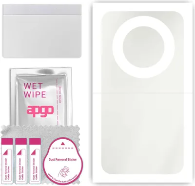 Produktbild von apgo Rückseite Schutzfolie, Matt, kompatibel mit ZTE Changxing 60, Hinten Hydrogel-Displayschutzfolie mit Positionierhilfe, kratzfest, einfache Montage