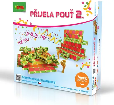 Obrázek produktu pro Stavebnice SEVA Přijela pouť 2 plast 693ks v krabici 34,5x32,5x8cm