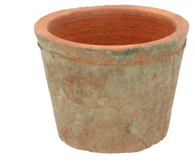 Produktbild von Terracotta Blumentopf im Landhausstil mit Ablaufloch Ø 9 cm, 7,5 cm hoch