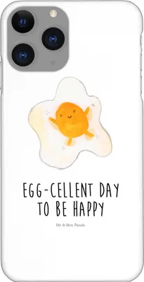 Produktbild von Mr. & Mrs. Panda Iphone 11 Pro Handyhülle Spiegelei Ei - Weiß - Geschenk, Liebe, Glücklich, Schön, Tag, Lustige Sprüche, Premium Kunststoff, Handy Case