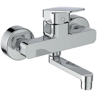 Produktbild von Ideal Standard Wand-Waschtischarmatur Ceraplan Aufputz, Ausladung 148-153mm BD241AA Chrom