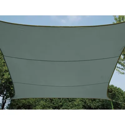 Image de Voile Solaire - Carré - 3.6 X 3.6 M - Couleur : Gris Vert