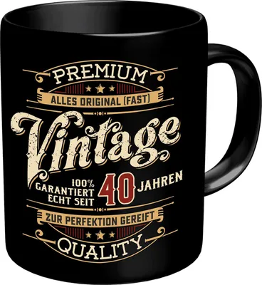Zdjęcie produktu dla Kubek Vintage 40 years