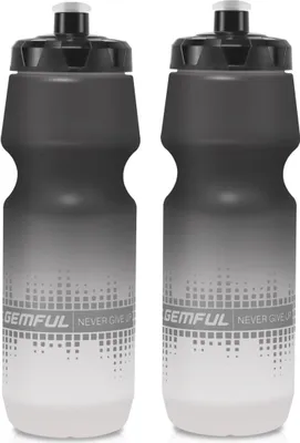 Produktbild von Trinkflasche Fahrrad 2er-Pack 750ml Auslaufsicher BPA-Frei Schwarz