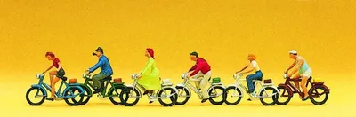 Produktbild von Preiser Radfahrer 10091