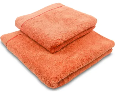 Imagen del producto de Toalla color naranja óxido, 50x100 cm