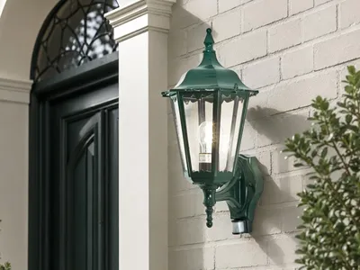 Produktbild von Konstsmide Firenze Bewegungsmelder grün lackiertes Aluminium, klares Glas 7236-600