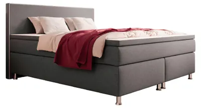 Produktbild von Boxspringbett Gent 140x200 cm Webstoff Anthrazit TFK