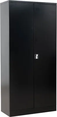 Produktbild von Gürkan Putzmittelschrank 110092 schwarz 92,0 x 42,0 x 195,0 cm