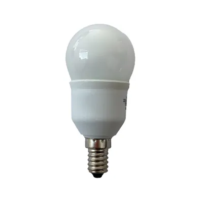 Produktbild von GE Energiesparlampe Tropfen P45 5W = 24W E14 matt 220lm warmweiß 2700K