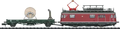 Immagine prodotto di Trix Minitrix N Gauge 16992 Automotrice a torre con catenaria per la costruzione di autoveicoli