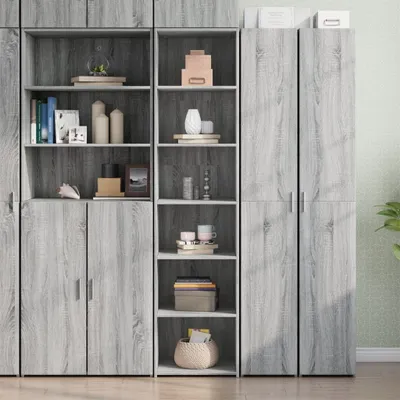 Obrázek produktu pro vidaXL Highboard Grey Sonoma dub 45x41x185 cm Materiál na bázi dřeva