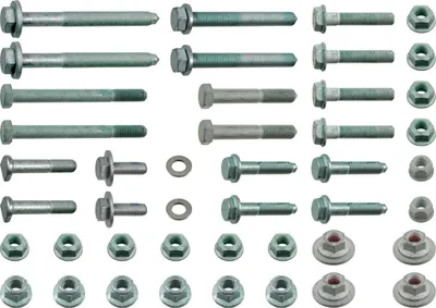 Produktbild von FEBI BILSTEIN 24804 Montagesatz Lenker Vorne für AUDI A4 Avant (8ED, B7) A4 Avant (8E5, B6) A4 Limousine (8E2, B6) A4 Limousine (8EC, B7) A4 Cabrio