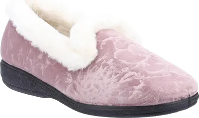 Image de Fleet & Foster - Pantoufles "Adelaide" pour femmes, mousse à mémoire de forme FS8471 (40 UE) (Rose)