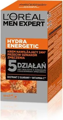 Image de L'Oréal Paris Men Expert Hydra Energetic Crème hydratante, 50 ml pour hommes