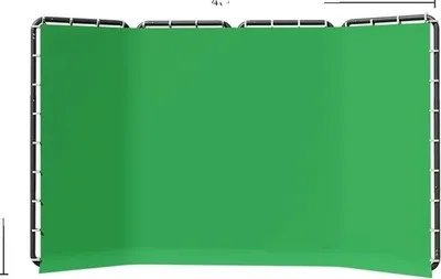 Immagine prodotto di Telaio di supporto per sfondi, sfondi su tela verdi, supporto per sfondi fotografici, 240x400cm verde