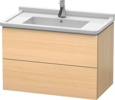 Produktbild von Waschtischunterbau L-CUBE 469x820x558mm mediterrane eiche mediterrane eiche