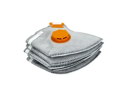 Produktbild von Staub-Halbmaske mit Ventil und Aktivkohlefilter FFP2, 5 Stück