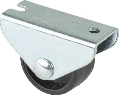 Zdjęcie produktu dla Kółka BS Kółko stałe E50.025 tworzywo Ø 25 mm do 35 kg z płytką 40x17 mm