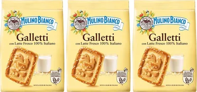 Produktbild von MULINO BIANCO Galletti - Mürbeteigkekse mit Zucker 350g x 3 Pakete