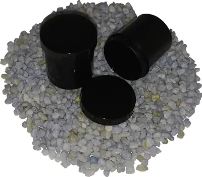 Produktbild von 100 Salbendose Salbendosen Schwarz Tiegel 10 g 12ml