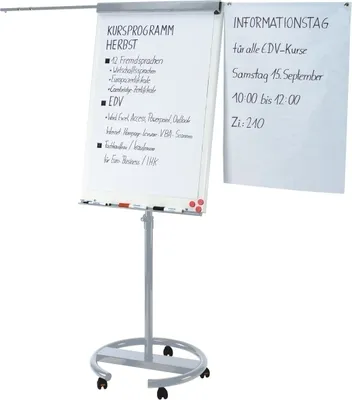 Produktbild von Flipchart fahrbar 74x95cm mit 2 Tragarmen