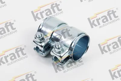 Produktbild von KRAFT 0570050 Auspuffschelle Doppelschelle Ø50mm für VW POLO (9N) Caddy III Kombi (2KB, 2KJ, 2CB, 2CJ) für AUDI A3 Sportback (8PA) A3 Schrägheck (8P1)