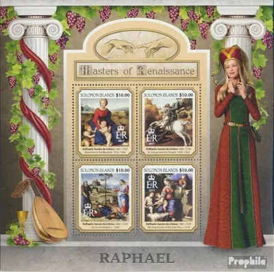 Produktbild von Briefmarken Salomoninseln 2017 Mi 4350-4353 Kleinbogen (kompl. Ausg.) postfrisch Raffael