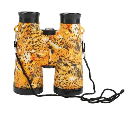 Produktbild von FERNGLAS für Kinder mit Tiermotive Kinderfernglas Binocular Fernrohr 55 (Tiger)