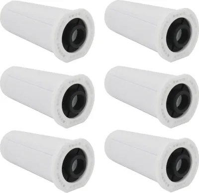 Produktbild von 6x Trade-Shop Wasserfilter / Filterpatrone Ersatz für Sage BES920 BES810 BES810BKSUK BES810BSSUK BES840 BES875UK ersetzt BES008 SES008WHT0NEU1