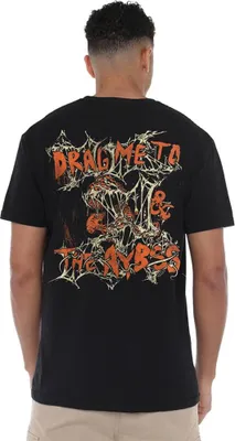 Obrázek produktu pro Dungeons & Dragons – tričko „Drag Me To The Abyss“ pro muže/ženy Uni TV30633 (4XL) (černé)