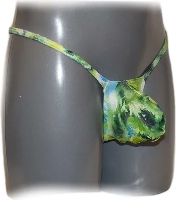 Produktbild von Herren String Tanga mit Wölbungsbeutel, 95% Polyester, 5% Elasthan