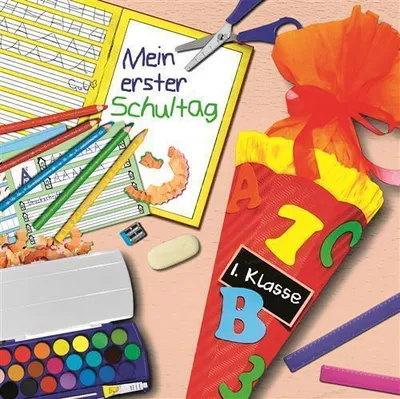 Produktbild von 20 Servietten Schultisch 33x33cm