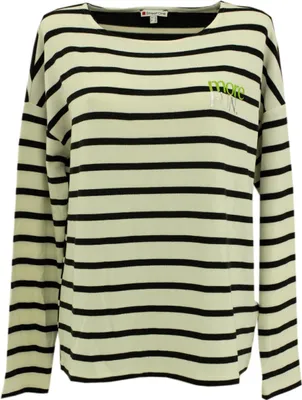 Produktbild von 27344 Street One, ,  Damen Pullover, Feinstrick, schwarz weiß gestreift, 42
