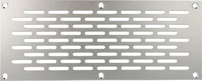 Produktbild von Aluminium Lochblech 200x80mm F1 Lüftungsgitter Lochung 20x3mm silber eloxiert