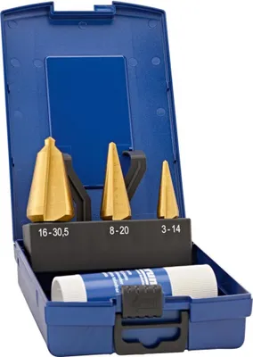 Produktbild von Forum Blechschälbohrer-Satz TiN, 3-30,5 mm
