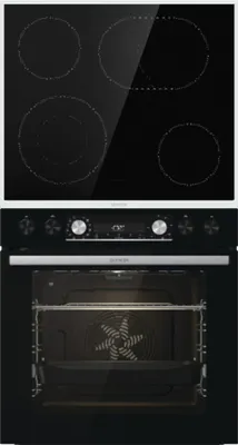 Produktbild von Black Set 4 Heissluft Einbauherdset