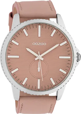 Obrázek produktu pro Oozoo náramkové hodinky z růžové kůže Hodinky dámské analogové quartzové hodinky UOC10331