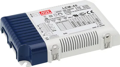 Produktbild von MEANWELL LCM-40, Installationsnetzteil, 42W 0,35A-1,05A CC