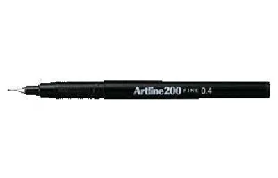 Produktbild von Artline - Fineliner Artline 200 um F Black | Außenschachtel ein 12 Stück