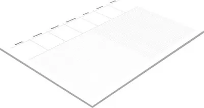 Produktbild von Schreibunterlage, 480 x 330 mm, liniert/kariert, 30 Blatt