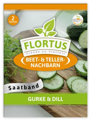 Produktbild von Gurke & Dill (Saatband) | Saatbänder & Saatplatten von FLORTUS