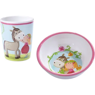 Produktbild von Haba 300384 300389 Vicki & Pirli 2er Set Melamin-S