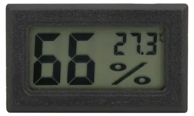 Image de Hygromètre de précision pour la maison, avec affichage numérique électronique, compact et incluant un thermomètre