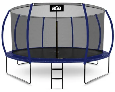Produktbild von Aga SPORT EXCLUSIVE Trampolin 430 cm Dunkelblau + Sicherheitsnetz + Leiter