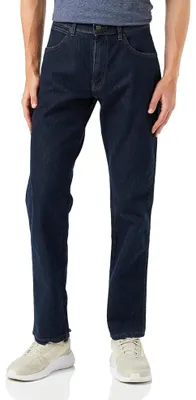 Zdjęcie produktu dla WRANGLER - Jeansy męskie - Krój regular - Wytrzymałe - Kolor Darkstone