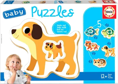 Immagine prodotto di Puzzle 5x 2-4 pezzi Baby Pets 17573