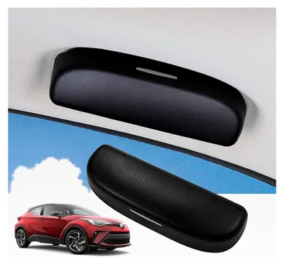 Produktbild von Sonnenbrillenhalter Brillenetui für Toyotα C-HR, RAV4, Yaris Cross, Corolla Cross, Camry, Rise (2019-2025) und Daihatsu Rocky, TAFT (2020-2025), kompatibel mit Toyota Zubehör (Schwarz)