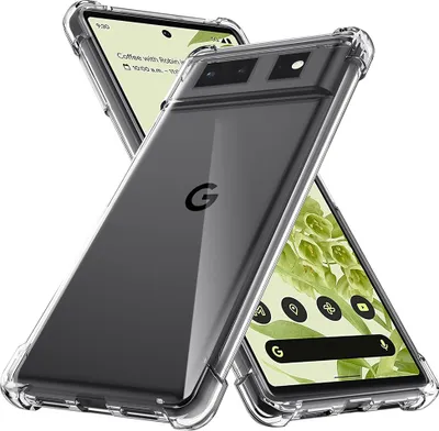 Zdjęcie produktu dla Silikonowe etui dla Google Pixel 6 - Przeźroczyste KP29951