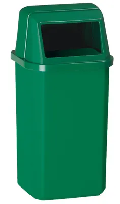 Produktbild von Rossignol 59718 Proximi Abfallbehälter 23 L, Wandmontage/Pfostenmontage, Farbe Grün